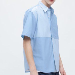 JW Anderson UNIQLO Chambray Oversized Medium Shirt Color Block